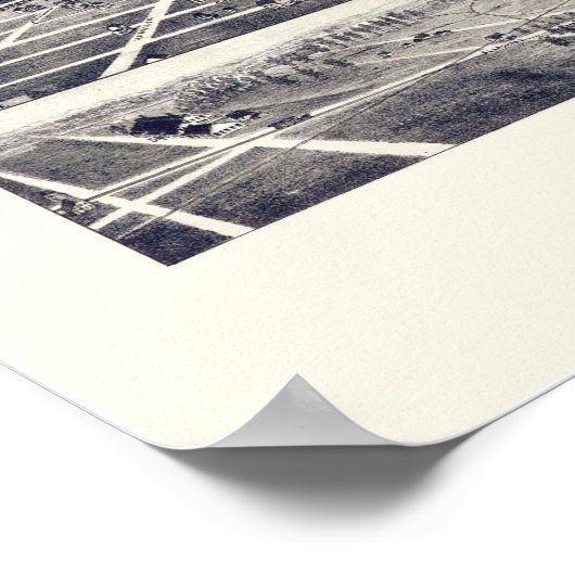 Findlay, OH Panoramic Map - 1889 Poster (Hoek)