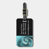 Fine Abstract Cool Cute Girly Retro Mode Bagagelabel (Voorkant verticaal)