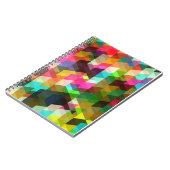 Fine Abstract Cool Cute Girly Retro Mode Notitieboek (Linkerzijde)