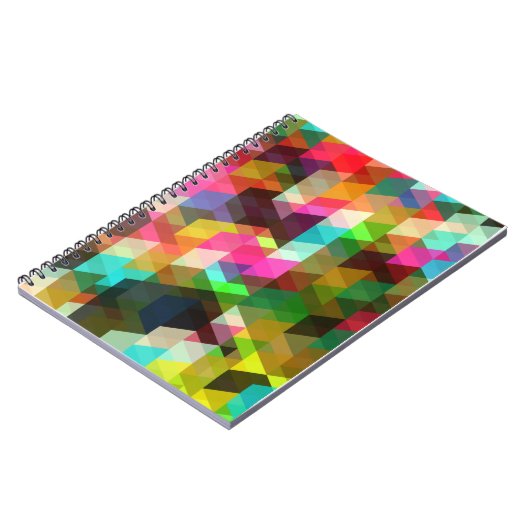 Fine Abstract Cool Cute Girly Retro Mode Notitieboek (Linkerzijde)