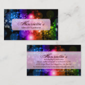 Fine Abstract Cool Cute Girly Retro Mode Visitekaartje (Voorkant / Achterkant)