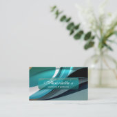 Fine Abstract Cool Cute Girly Retro Mode Visitekaartje (Staand voorkant)