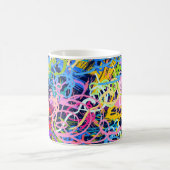 Fine Art background. Seamless pattern with grunge Koffiemok (Center)