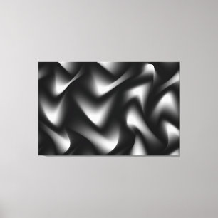 Fine Art Black en White Wrapped Canvas