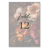 Fine Art Bloem Schilderen Kalligrafie Bruiloft Kaart (Voorkant)