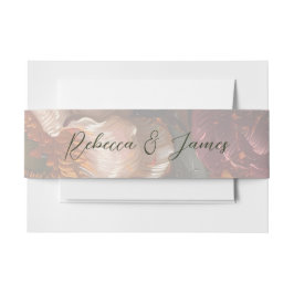 Fine Art Bloem Schilderen Kalligrafie Bruiloft Uitnodigingen Wikkel