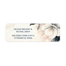 Fine Art Blue Ivory Flower |  Wedding Etiket