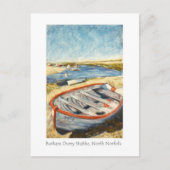 Fine Art Briefkaart - Burnham Overy Staithe, Norfo (Voorkant)
