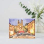 Fine Art Briefkaart - Spaanse Stappen, Rome (Staand voorkant)