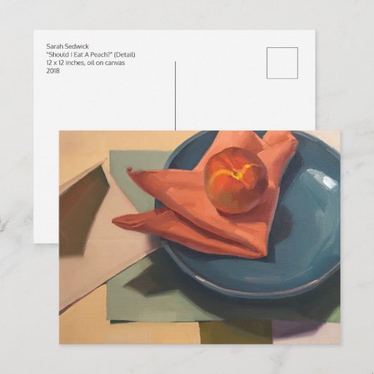 Fine Art Briefkaart van Sarah Sedwick, Persoon (Voorkant / Achterkant)