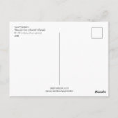 Fine Art Briefkaart van Sarah Sedwick, Persoon (Achterkant)