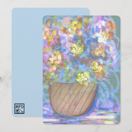 Fine Art Bright FloRAL dopamine decor Eigentijds (Voorkant / Achterkant)