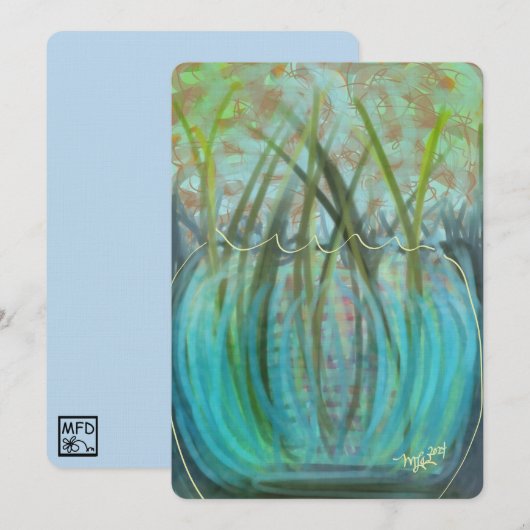 Fine Art Bright FloRAL dopamine decor Eigentijds (Voorkant / Achterkant)