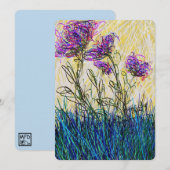 Fine Art Bright FloRAL dopamine decor Eigentijds (Voorkant / Achterkant)