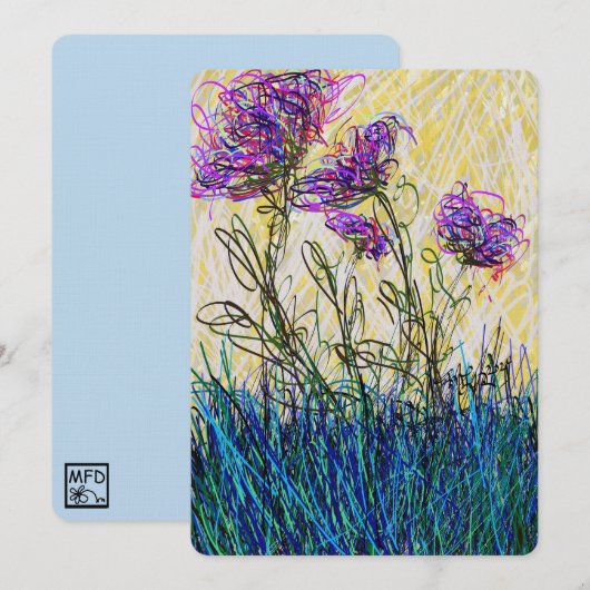 Fine Art Bright FloRAL dopamine decor Eigentijds (Voorkant / Achterkant)