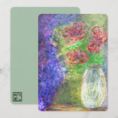 Fine Art Bright FloRAL dopamine decor Eigentijds (Voorkant / Achterkant)