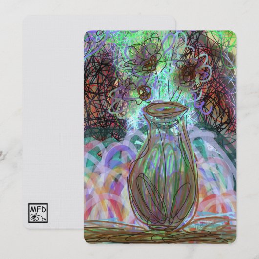 Fine Art Bright FloRAL dopamine decor Eigentijds (Voorkant / Achterkant)