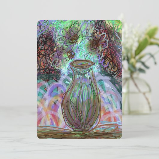 Fine Art Bright FloRAL dopamine decor Eigentijds (Staand voorkant)