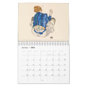 FINE ART CALENDAR : EGON SCHIELE : TEKENINGEN KALENDER (Jan 2026)