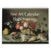 Fine Art Calendar Floral Paintings Kalender (Hoes)