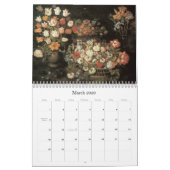 Fine Art Calendar Floral Paintings Kalender (Mar 2026)