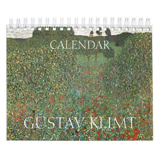 FINE ART CALENDAR : GUSTAV KLIMT : PIJNEN KALENDER (Hoes)