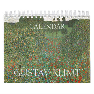 FINE ART CALENDAR : GUSTAV KLIMT : PIJNEN KALENDER