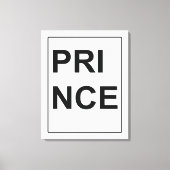 Fine Art Canvas "Prins" van Billy Bernie (Voorkant)