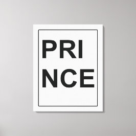 Fine Art Canvas "Prins" van Billy Bernie