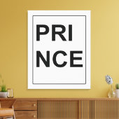 Fine Art Canvas "Prins" van Billy Bernie (Insitu (Woonkamer))