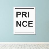 Fine Art Canvas "Prins" van Billy Bernie (Insitu (Houten vloer))