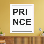 Fine Art Canvas "Prins" van Billy Bernie Afdruk (Insitu (Woonkamer))