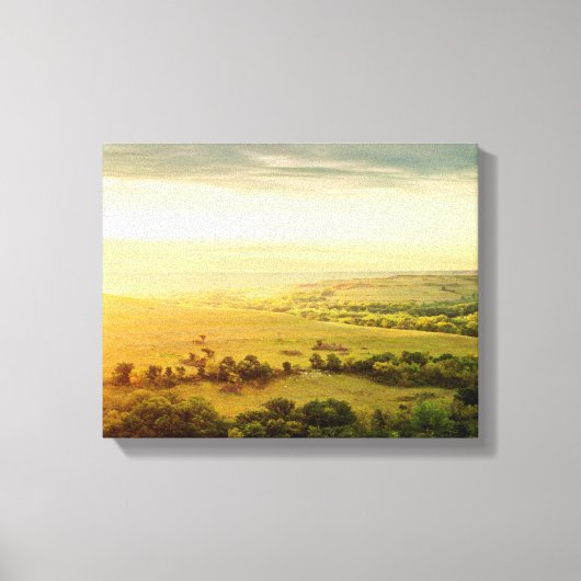 Fine Art Canvas Print - Kansas Flint Hills (Voorkant)