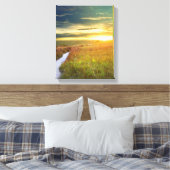 Fine Art Canvas Print - Konza Prairie (Insitu (Slaapkamer))