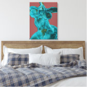 Fine Art Canvas Vrouw in beweging (Insitu (Slaapkamer))