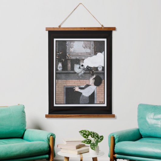  Fine Art Child Pistool Mantel | Hangend Wandkleed (Woonkamer)