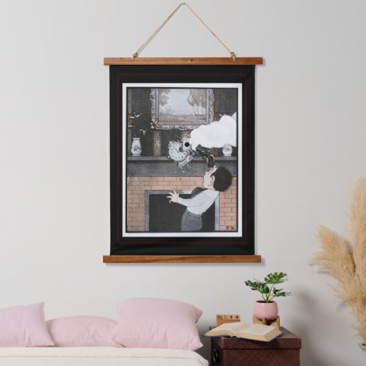  Fine Art Child Pistool Mantel | Hangend Wandkleed (Slaapkamer)