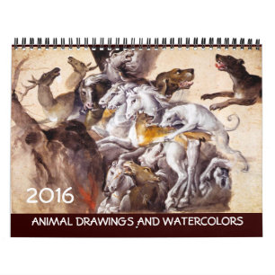 FINE ART COLLECTIE / Dierentekeningen 2016 Kalender