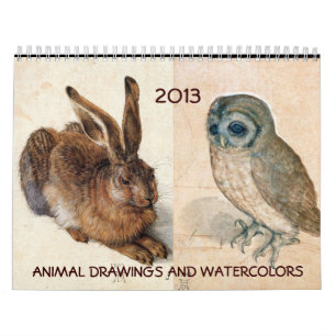FINE ART COLLECTIE / Dierentekeningen 2017 Kalender