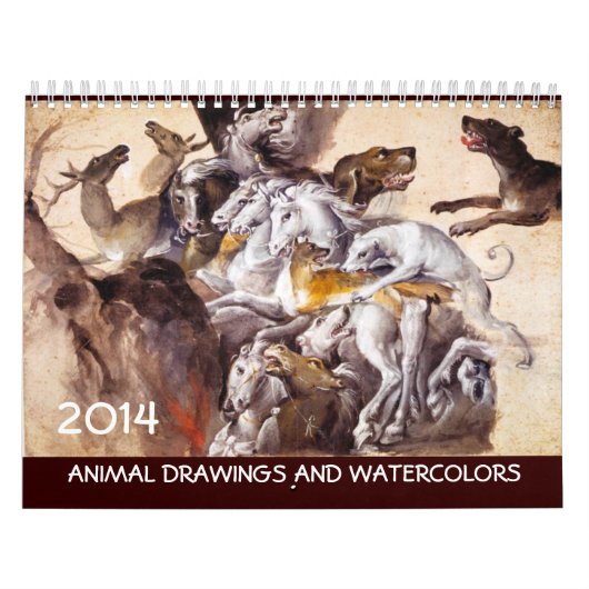 FINE ART COLLECTIE / Dierlijke tekeningen 2014 Kalender (Hoes)