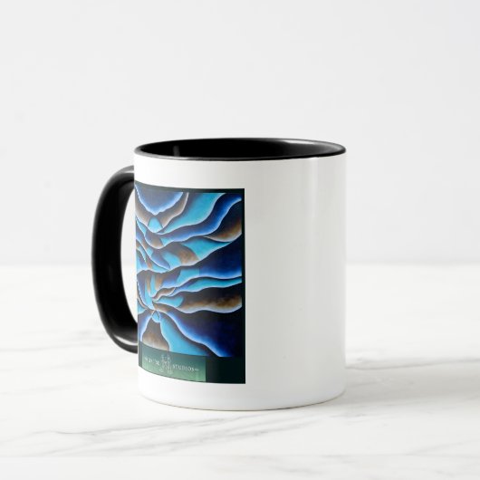 Fine Art Cup / Mok 'Island Vibes' (Voorkant links)