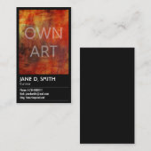 Fine Art Curator Visitekaartje (Voorkant / Achterkant)