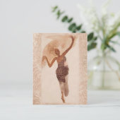 Fine Art ~ De danser c1906 Briefkaart (Staand voorkant)