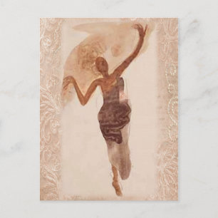 Fine Art ~ De danser c1906 Briefkaart