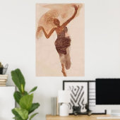 Fine Art ~ De danseres c1906 Poster (Thuiskantoor)