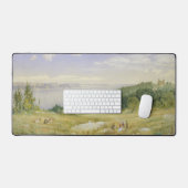 Fine Art De Palisades Amerikaans Zomerlandschap Bureaumat (Keyboard & Muis)