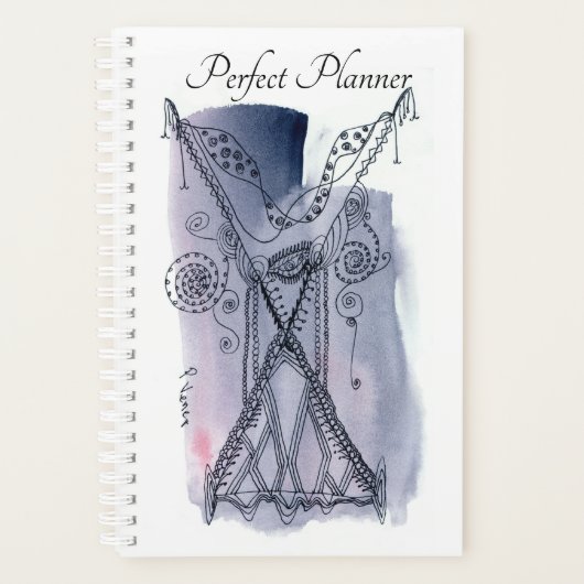 Fine Art Dramatic Fantasy Ketting Planner (Voorkant)
