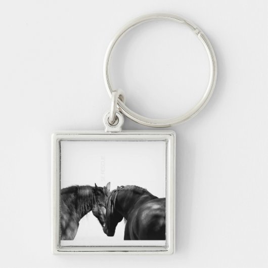 Fine Art Equine PhotographyPewter Sleutelhanger (Voorkant)