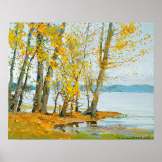 Fine Art Erhai Lake in Herfst Poster