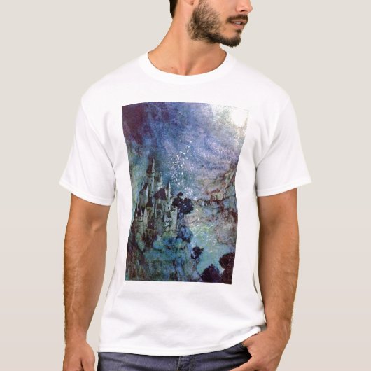 Fine Art Fairy Land Castle T-shirt (Voorkant)